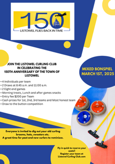 Listowel's 150th Anniversary Mixed Bonspiel