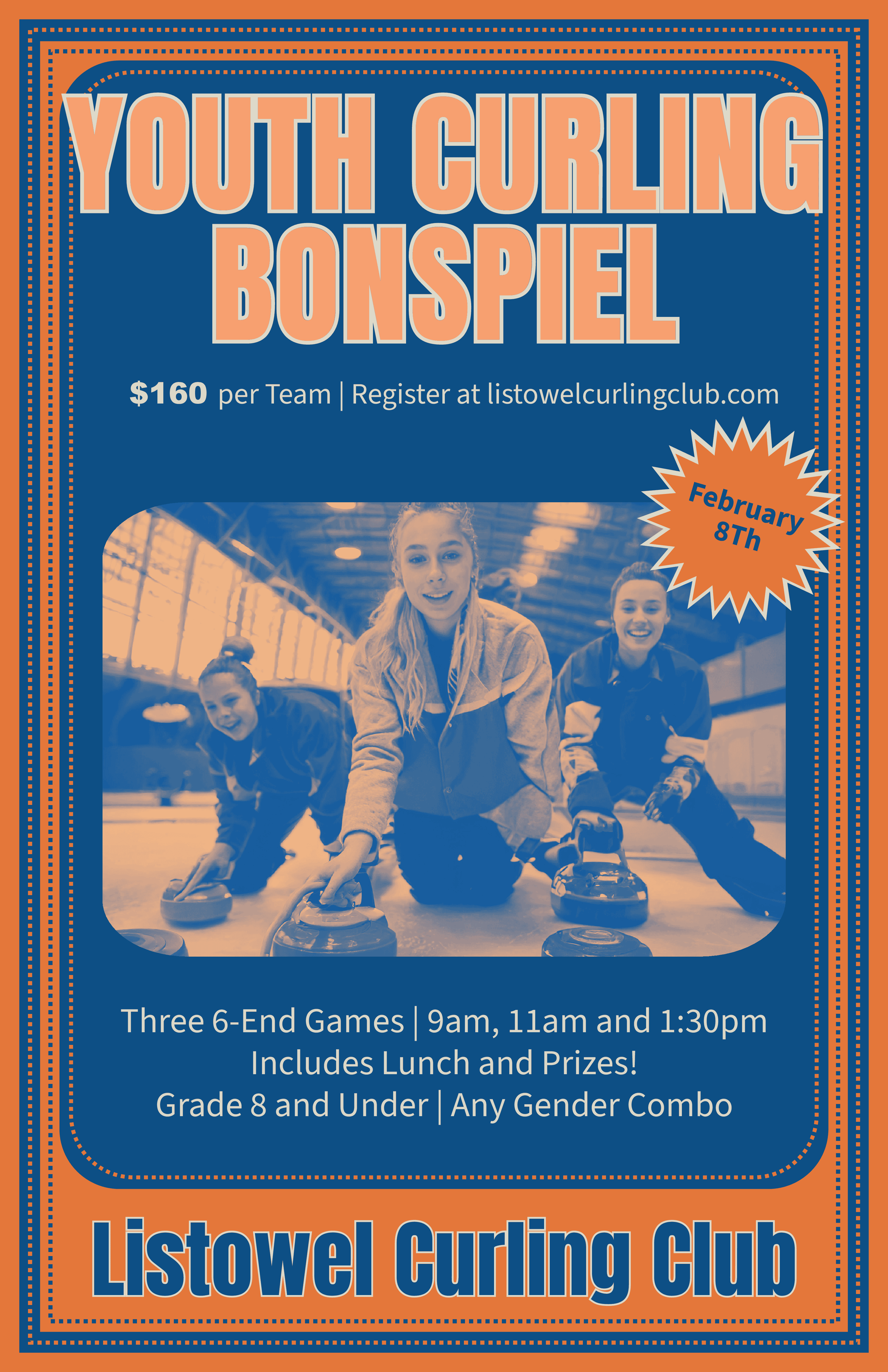 Youth (Grade 8 & Under)Curling Bonspiel